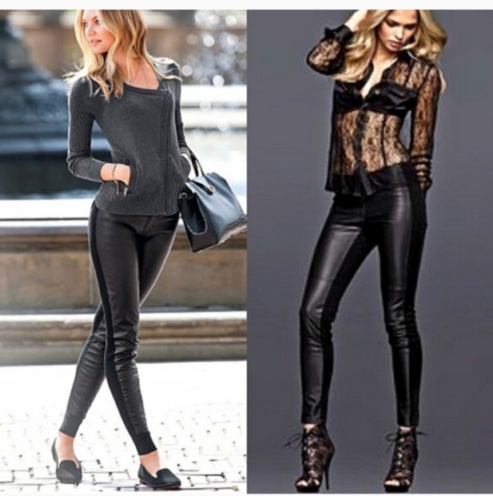 Victoria's Secret faux leather leggings